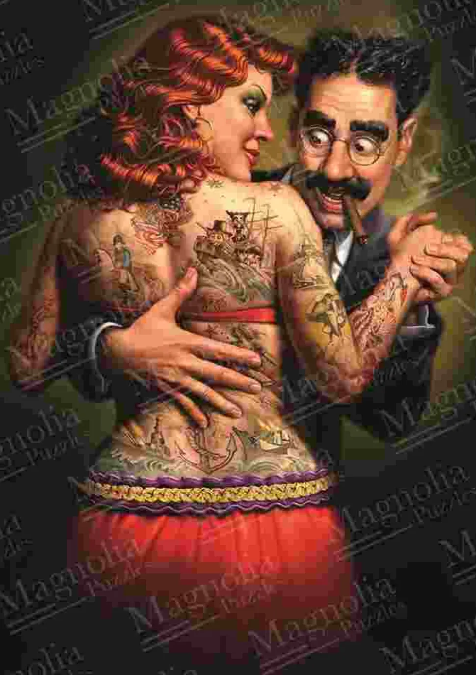 Puzzle Lydia, a senhora tatuada