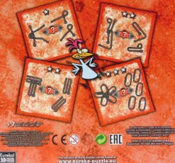 Puzzle Mania red 4 set