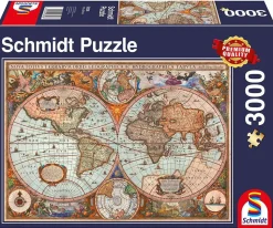 Puzzle Mapa histórico do mundo