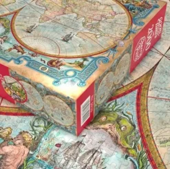 Puzzle Mapa Mundial das Grandes Descobertas