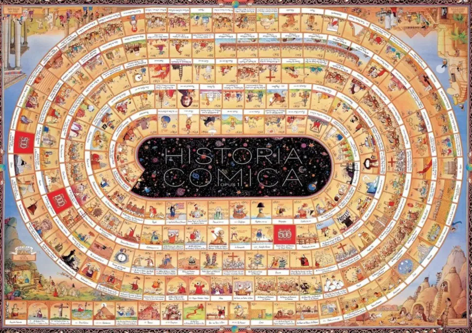 Puzzle Marino Degano: Historia Comica