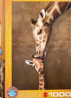Puzzle Mãe e bebê girafa