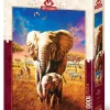 Puzzle Mãe Elefante