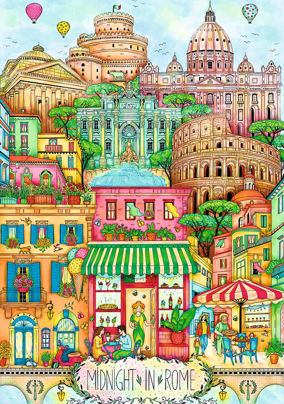 Puzzle Meia-noite em Roma