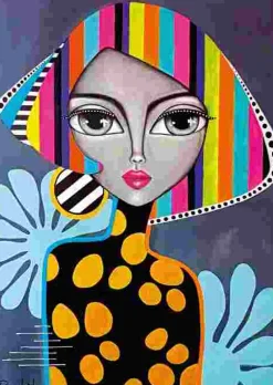 Puzzle Menina colorida