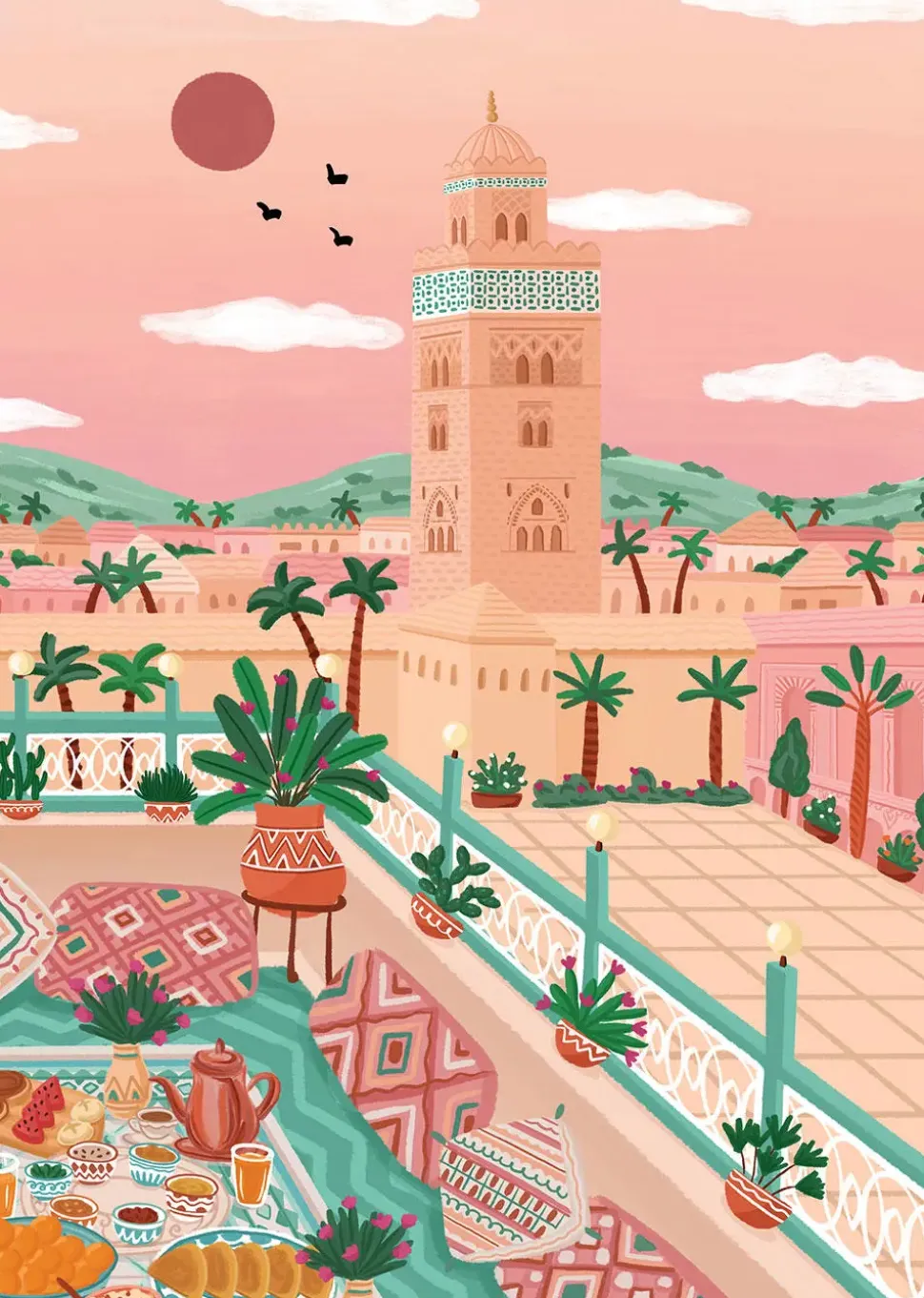 Puzzle Mesquita Koutoubia, Marrocos