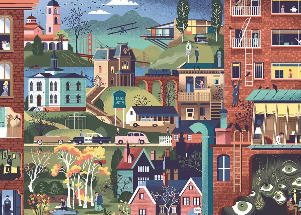 Puzzle Mestres do Cinema: Filmes de Hitchcock