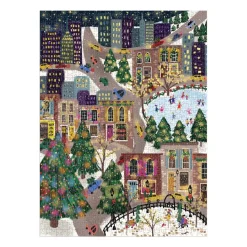 Puzzle Metal cintilante da cidade