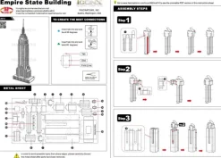 Puzzle Metal 3D Empire State Building