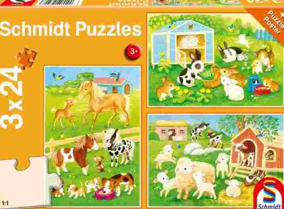 Puzzle Meus amigos da fazenda