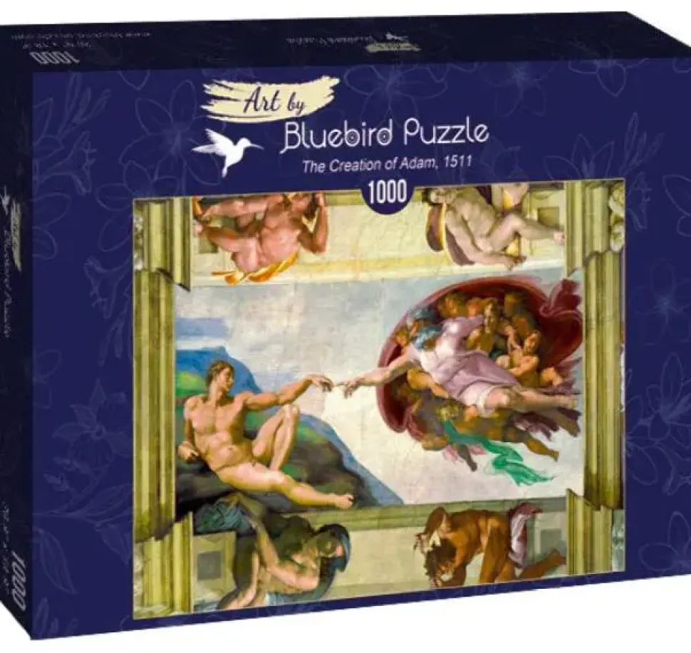Puzzle Michelangelo Buonarroti: A Criação de Adão, 1511
