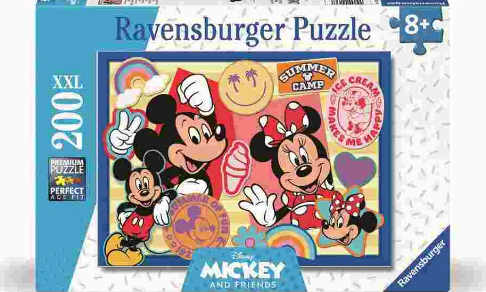 Puzzle Mickey e Minnie em uma viagem
