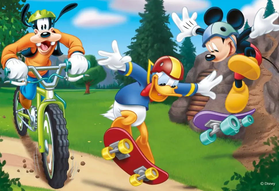 Puzzle Mickey esportes 2x77