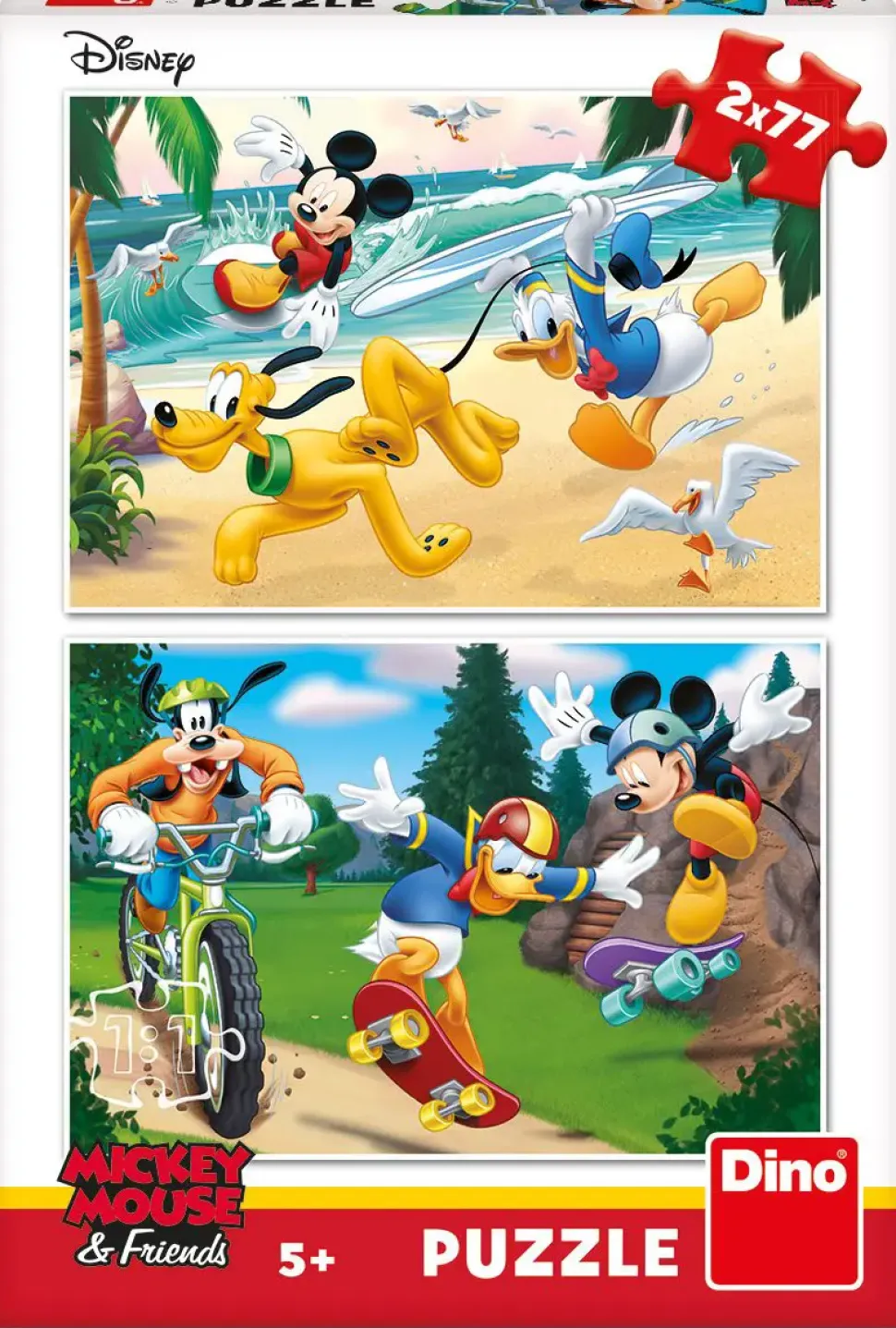 Puzzle Mickey esportes 2x77