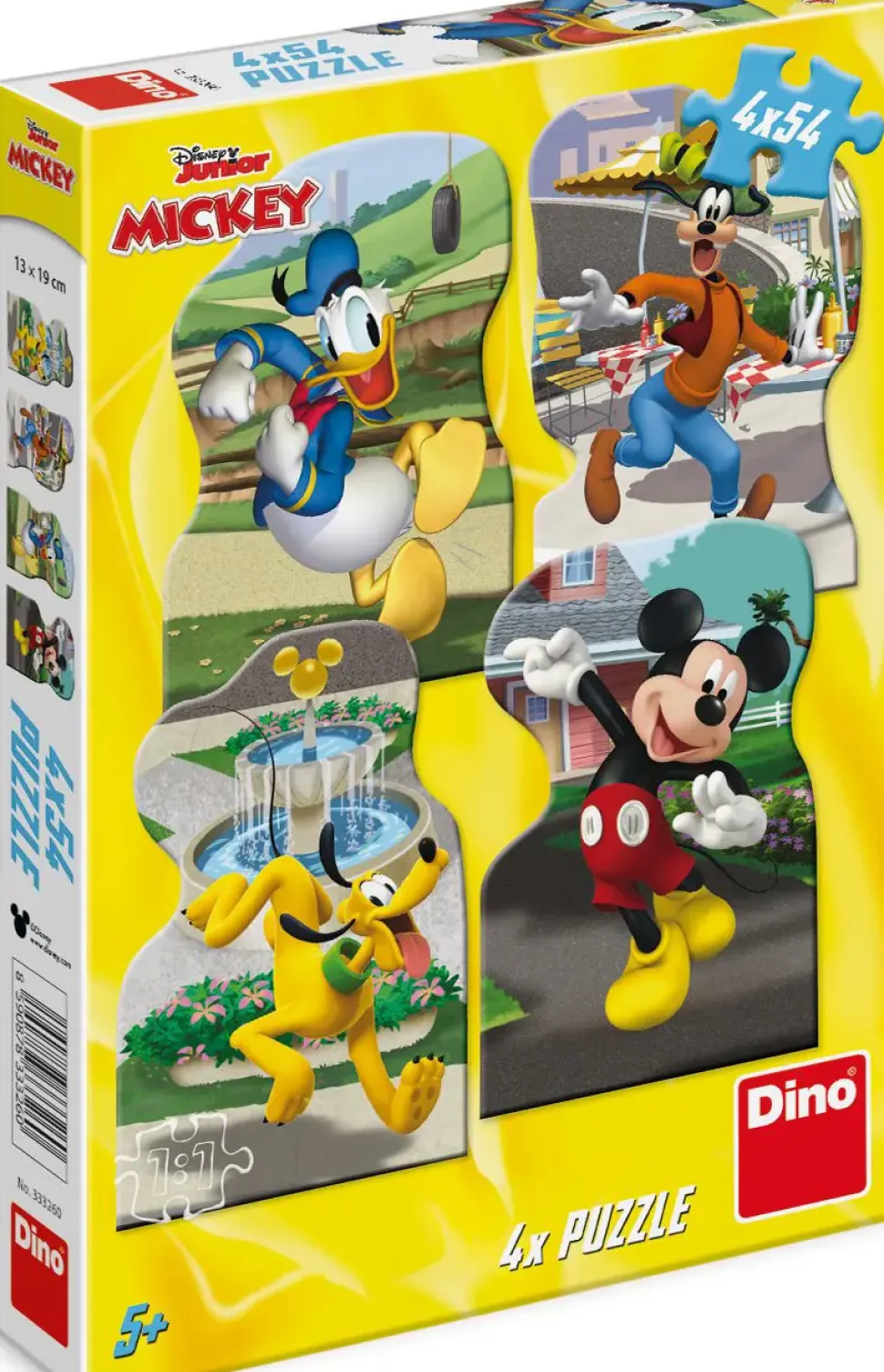 Puzzle MICKEY NA CIDADE 4x54