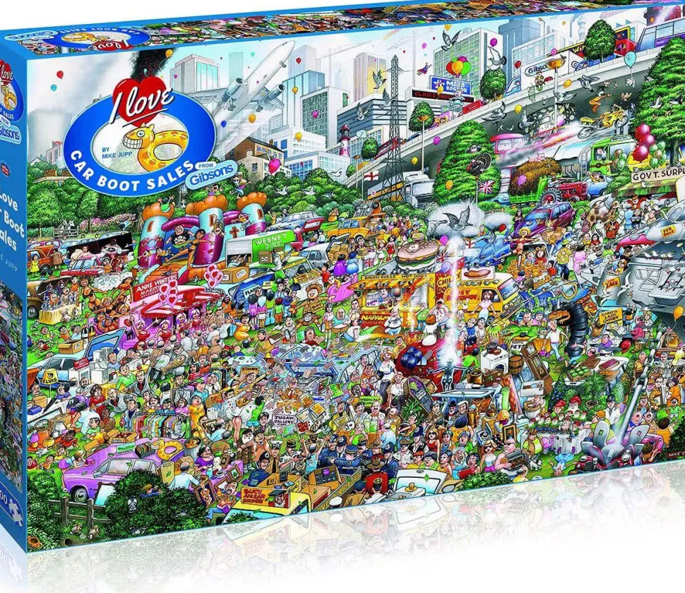 Puzzle Mike Jupp: Eu amo a bota do carro