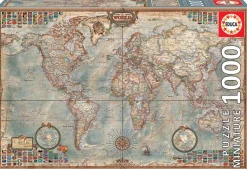 Puzzle Mini Mapa Político do Mundo