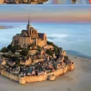 Puzzle Mont Saint Michel visto do ar