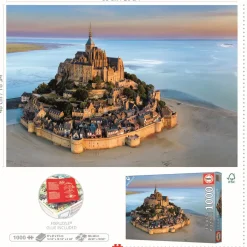 Puzzle Mont Saint Michel visto do ar