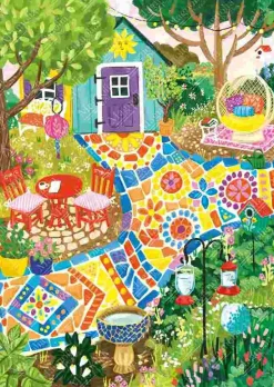 Puzzle Mosaico de jardim