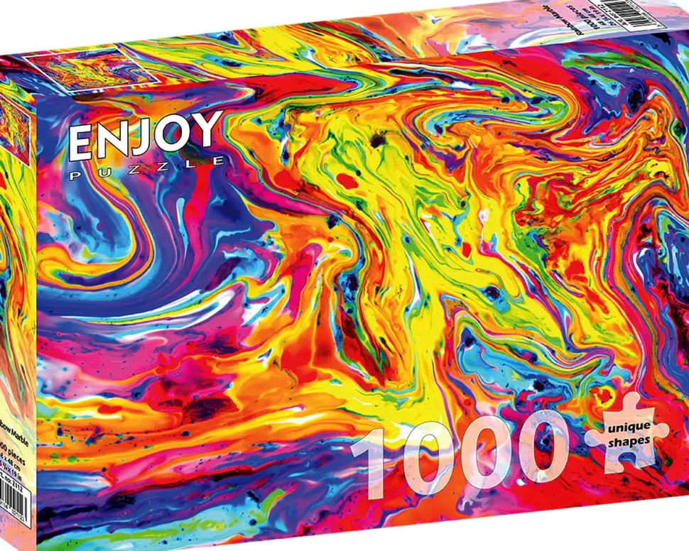 Puzzle Mármore Arco-Íris