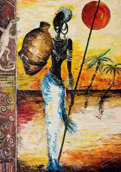 Puzzle Mulher Africana