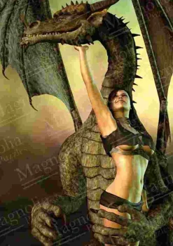 Puzzle Mulher e Dragão