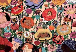 Puzzle Mulheres Fleurs
