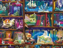 Puzzle Mullins: aventuras na biblioteca em leitura