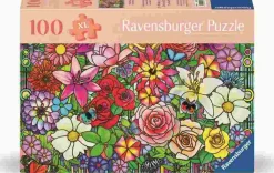 Puzzle Mundo das flores da Tiffany