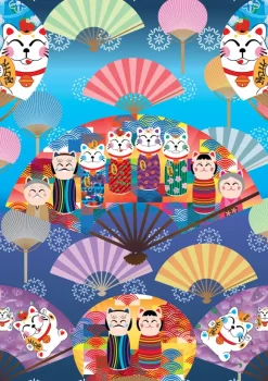 Puzzle Mundo Kokeshi