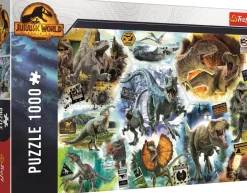 Puzzle Na trilha dos dinossauros do Jurassic Park
