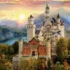 Puzzle Neuschwanstein pintado