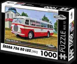 Puzzle ÔNIBUS n. 15 艩koda 706 RO LUX (1951) -