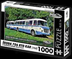 Puzzle ÔNIBUS n. 14 艩koda 706 RTO KAR (1968) -