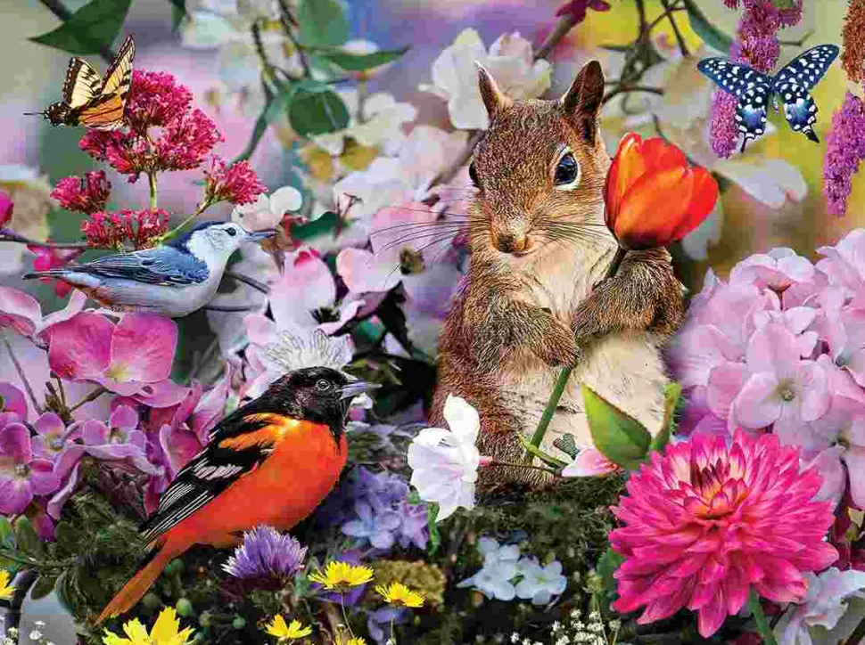 Puzzle Ninho de flores