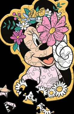 Puzzle No mundo da Minnie de madeira