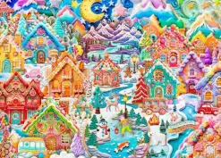 Puzzle Noite colorida de Cookietown