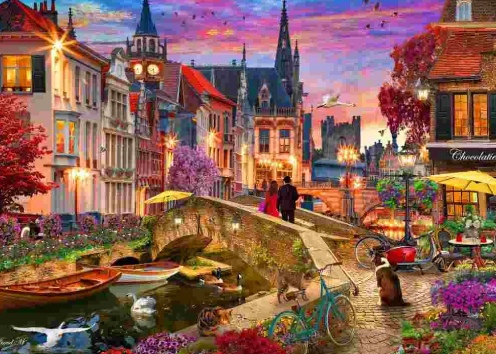 Puzzle Noite no Canal