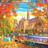 Puzzle Notre Dame no outono