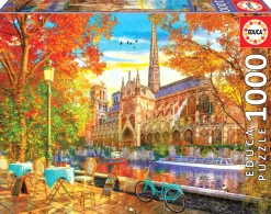 Puzzle Notre Dame no outono