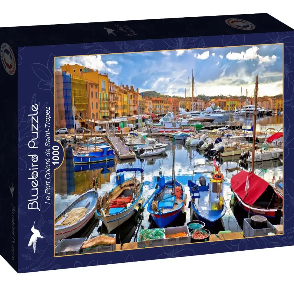 Puzzle O colorido porto de Saint-Tropez