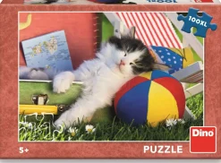 Puzzle O gato está descansando100 XXK