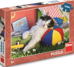 Puzzle O gato está descansando100 XXK