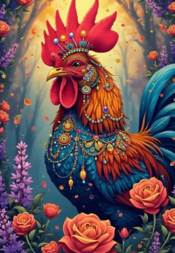 Puzzle O jardim secreto do galo