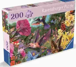 Puzzle O mundo dos beija-flores e das borboletas XL