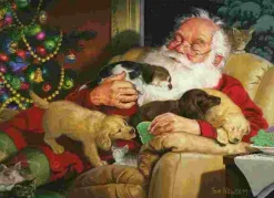 Puzzle O tempo de silêncio do Pai Natal