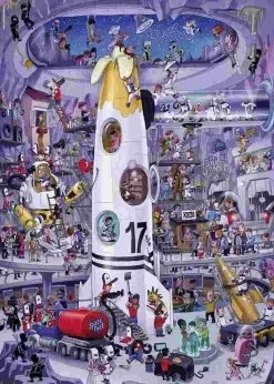 Puzzle Oesterle: Lançamento de foguete