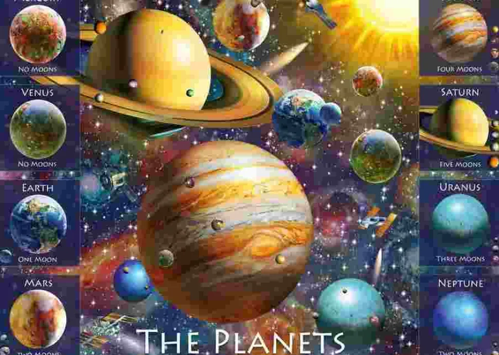 Puzzle Oito planetas XXL