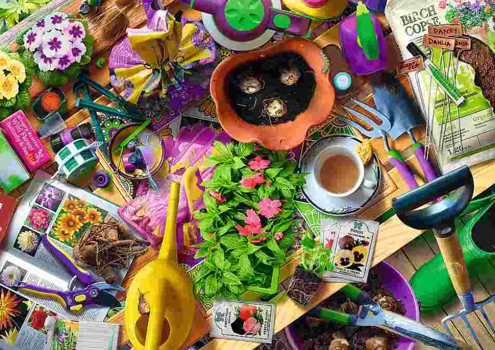 Puzzle Ordens no Jardim